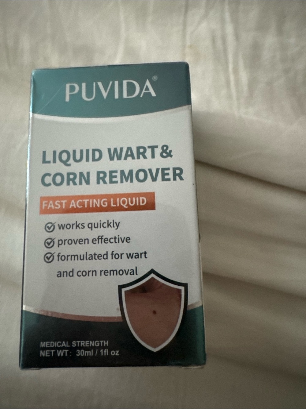 VIDA Liquid Wart & Corn Remover - Teal and White